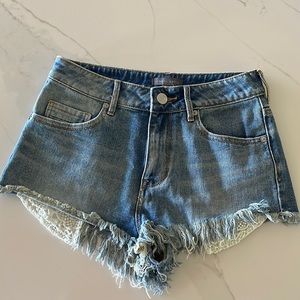 Kendall & Kylie Highrise Jean Shorts
